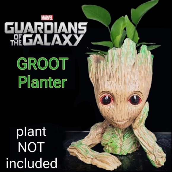 Groot guardians of the galaxy hard plastic planter - Picture 1 of 10